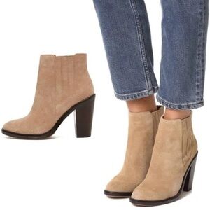 Joie Cloee Natural Suede Booties - Size 40 - BARELY WORN!